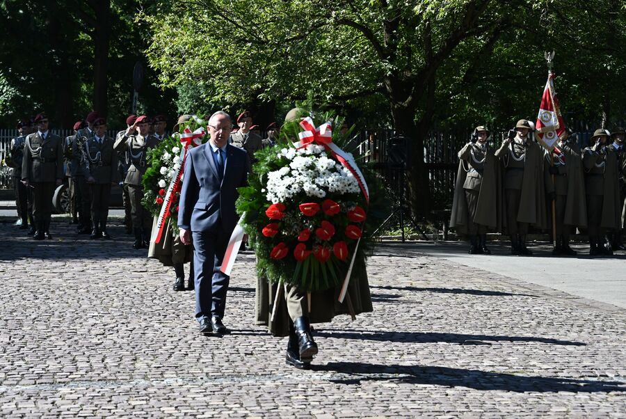 Krakowskie uroczystości upamiętniające ofiary niemieckiej agresji na Polskę. Fot. Janusz Ślęzak (IPN)