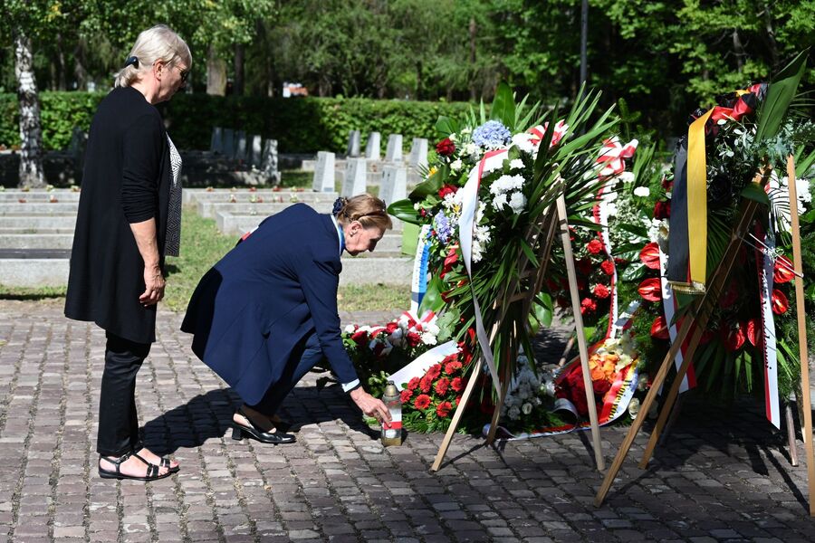 Krakowskie uroczystości upamiętniające ofiary niemieckiej agresji na Polskę. Fot. Janusz Ślęzak (IPN)