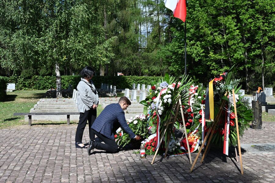 Krakowskie uroczystości upamiętniające ofiary niemieckiej agresji na Polskę. Fot. Janusz Ślęzak (IPN)