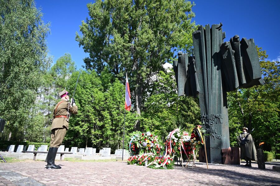 Krakowskie uroczystości upamiętniające ofiary niemieckiej agresji na Polskę. Fot. Janusz Ślęzak (IPN)
