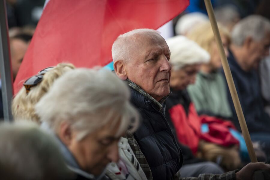 Uroczystość na Hali Łabowskiej. Fot. Agnieszka Masłowska (IPN)