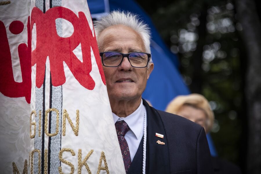Uroczystość na Hali Łabowskiej. Fot. Agnieszka Masłowska (IPN)