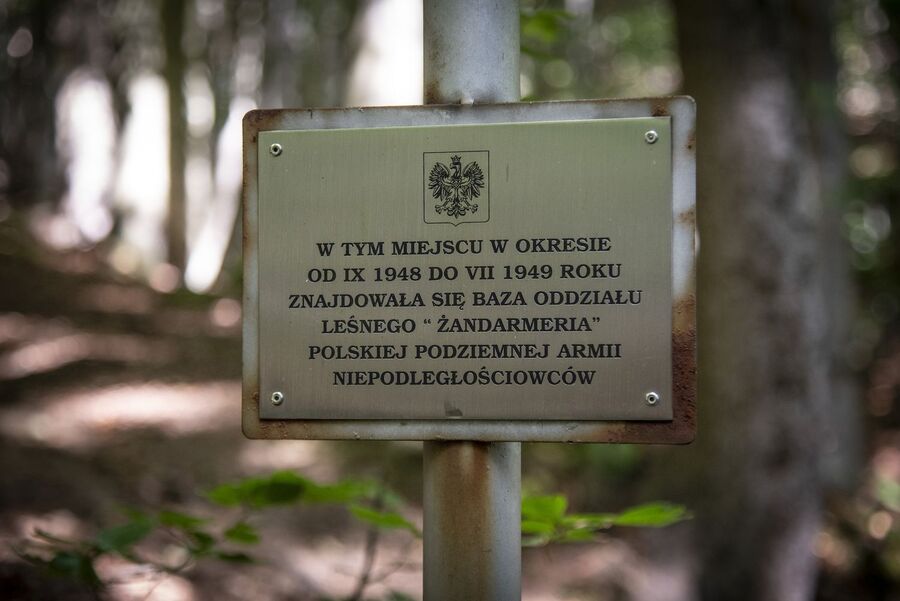 Uroczystość na Hali Łabowskiej. Fot. Agnieszka Masłowska (IPN)