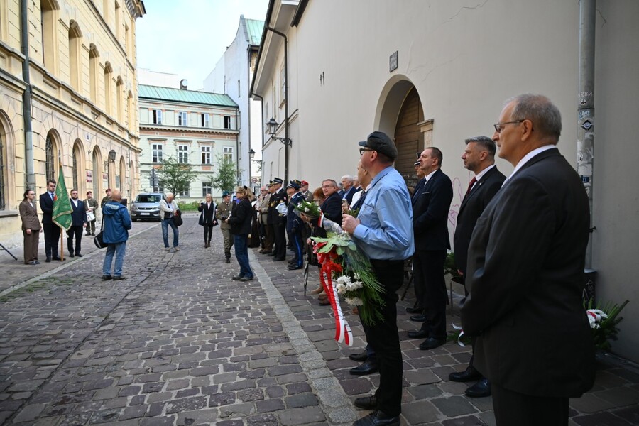 Uroczystość upamiętniająca skazanych przez komunistów działaczy WiN i PSL. Fot. Żaneta Wierzgacz (IPN)