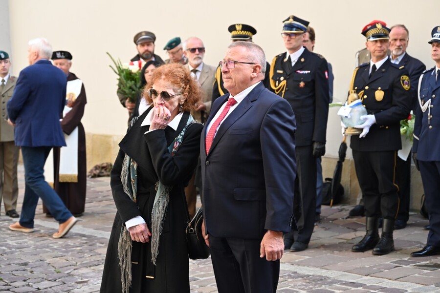 Uroczystość upamiętniająca skazanych przez komunistów działaczy WiN i PSL. Fot. Żaneta Wierzgacz (IPN)