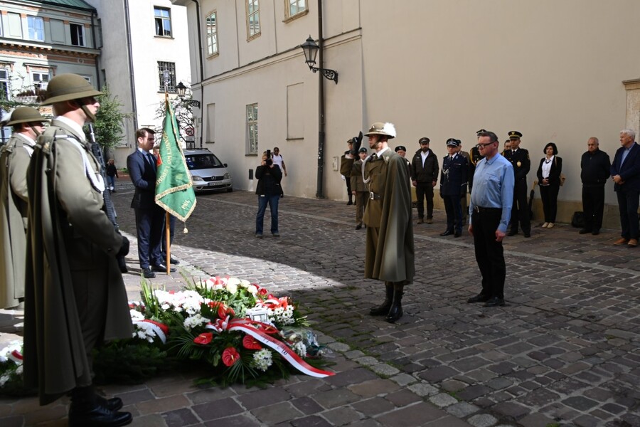 Uroczystość upamiętniająca skazanych przez komunistów działaczy WiN i PSL. Fot. Żaneta Wierzgacz (IPN)