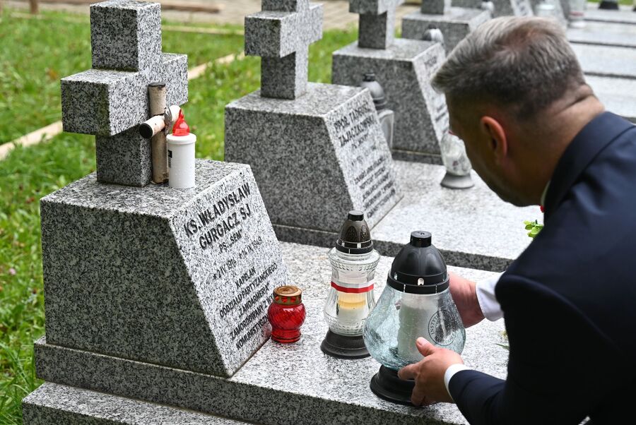 77. rocznica śmierci ks. Władysława Gurgacza oraz Stanisława Szajny i Stefana Balickiego. Fot. Janusz Ślęzak (IPN)