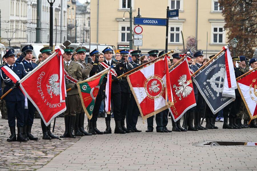 Kraków uczcił ofiary agresji Związku Sowieckiego na Polskę. Fot. Janusz Ślęzak (IPN)