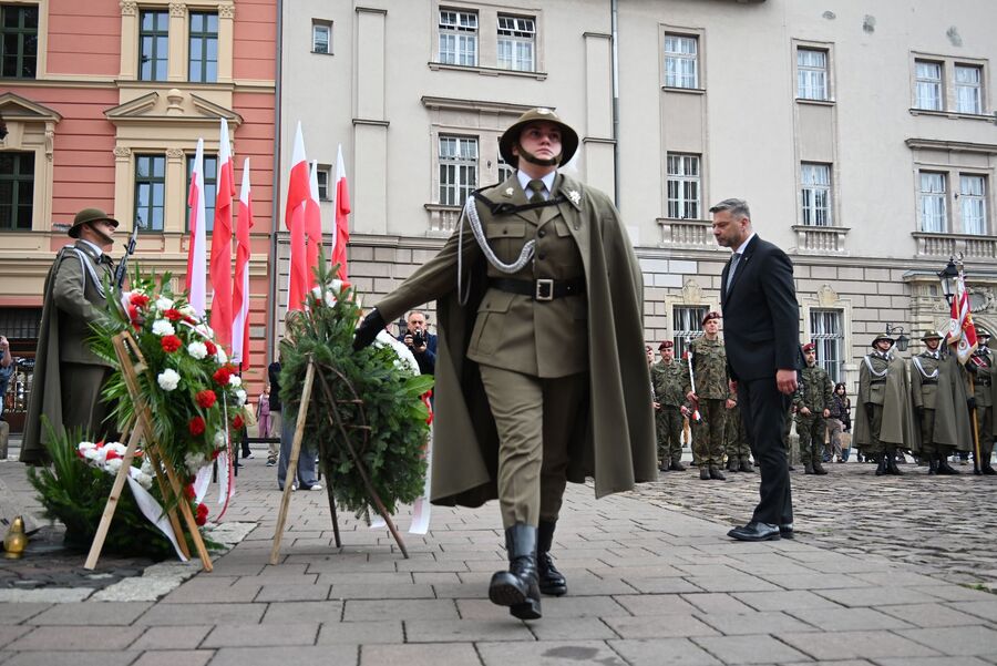Kraków uczcił ofiary agresji Związku Sowieckiego na Polskę. Fot. Janusz Ślęzak (IPN)