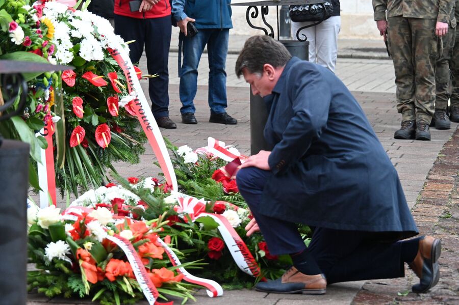 Kraków uczcił ofiary agresji Związku Sowieckiego na Polskę. Fot. Janusz Ślęzak (IPN)