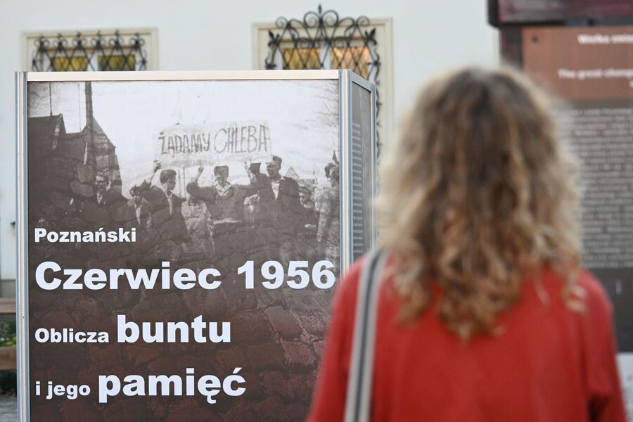 W Krakowie otwarliśmy wystawę o 1956 roku w Poznaniu. Fot. Janusz Ślęzak (IPN)