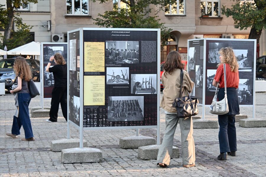 W Krakowie otwarliśmy wystawę o 1956 roku w Poznaniu. Fot. Janusz Ślęzak (IPN)