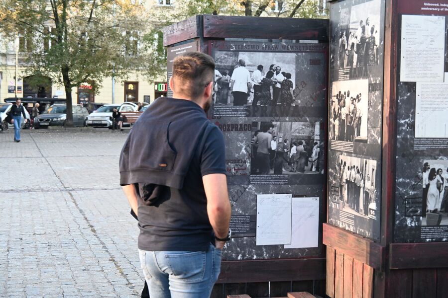 W Krakowie otwarliśmy wystawę o 1956 roku w Poznaniu. Fot. Janusz Ślęzak (IPN)
