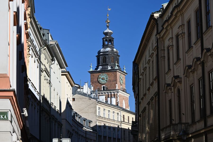 Odsłonięcie tablicy Wandy i Andrzeja Półtawskich w Krakowie. Fot. Janusz Ślęzak (IPN)