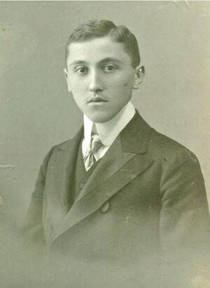Antoni Lasek w latach szkolnych (ze zbiorów rodzinnych)
