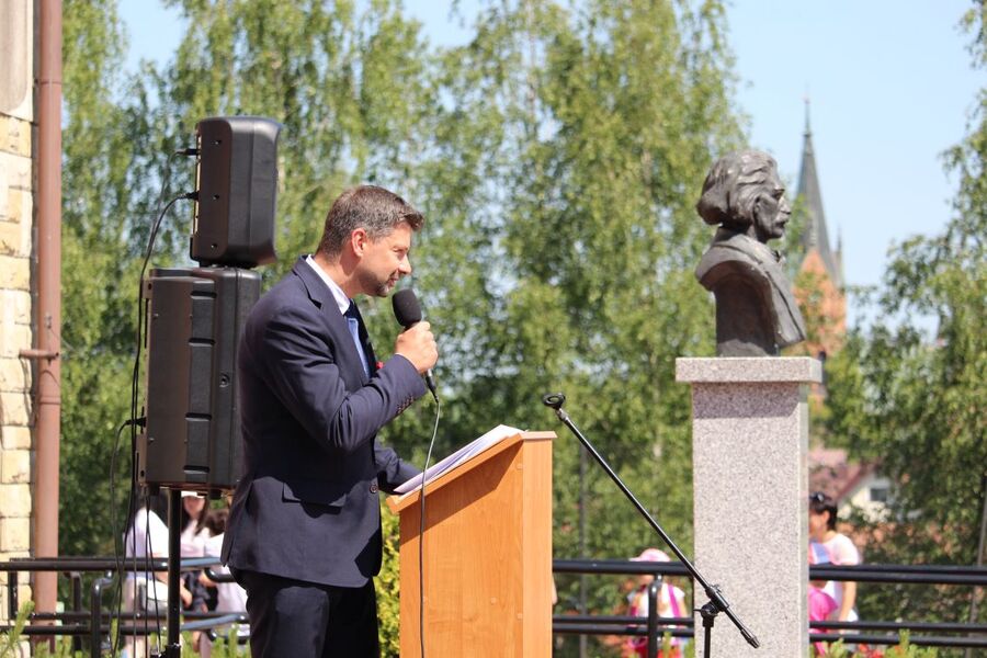 W Ciężkowicach odsłonięto mural przedstawiający Ignacego Jana Paderewskiego