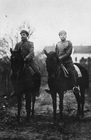 Henryk Wereszycki z bratem Tadeuszem w Legionach Polskich