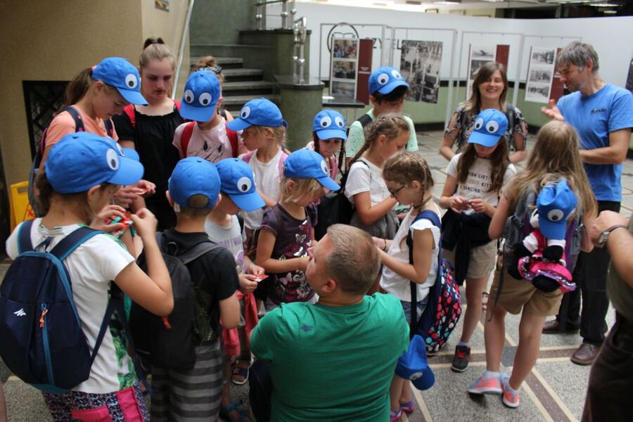 Grupa uczniów z Polskiej Szkoły Dublin 15 na „Przystanku Historia” w Krakowie