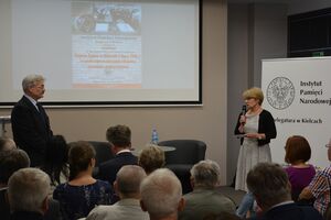Wykład dr. Śmietanki-Kruszelnickiego na temat pogromu Żydów w Kielcach