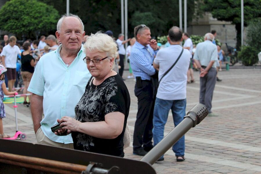 Piknik rodzinny z okazji 100-lecia odzyskania niepodległości. Kraków, pl. Szczepański, 15 sierpnia 2018