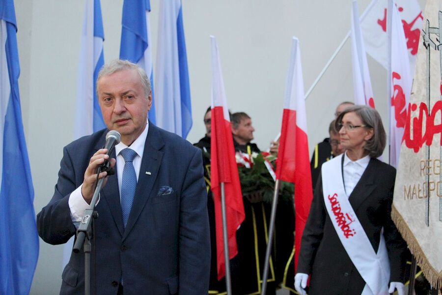 Krakowskie obchody 38. rocznicy podpisania Porozumień Sierpniowych