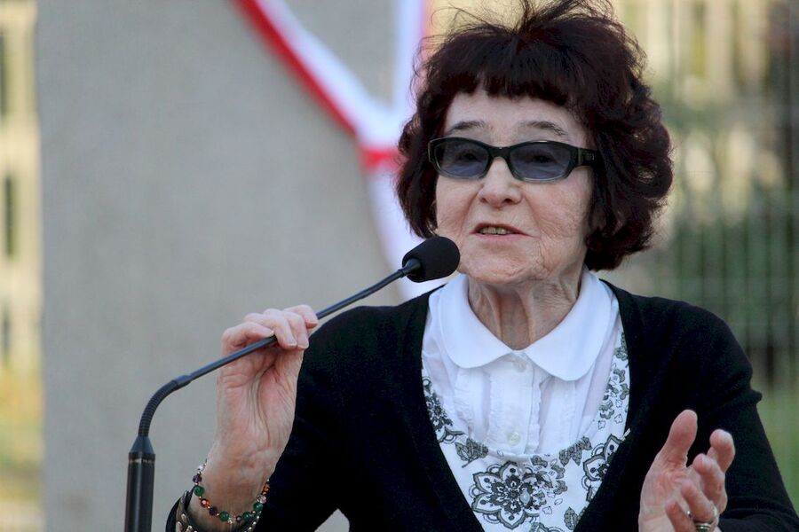 Odsłonięcie pomnika rtm. Witolda Pileckiego w Oświęcimiu