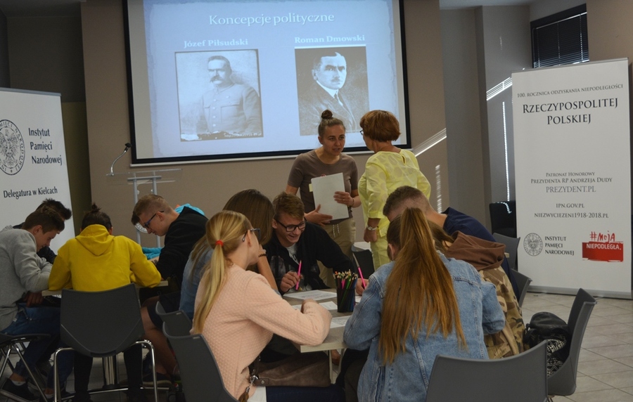 Warsztaty „Moja Niepodległa” na Przystanku Historia IPN w Kielcach