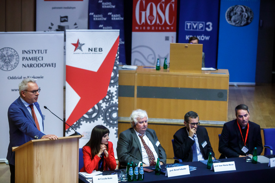 Konferencja „Papież zza żelaznej kurtyny” – Kraków, 10 października 2018. Fot. Sławek Kasper (IPN)