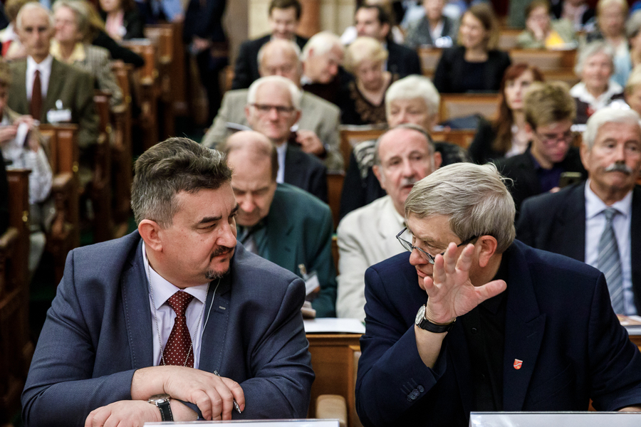 Konferencja „Papież zza żelaznej kurtyny” w Budapeszcie, 12 października 2018. Fot. Sławek Kasper (IPN)