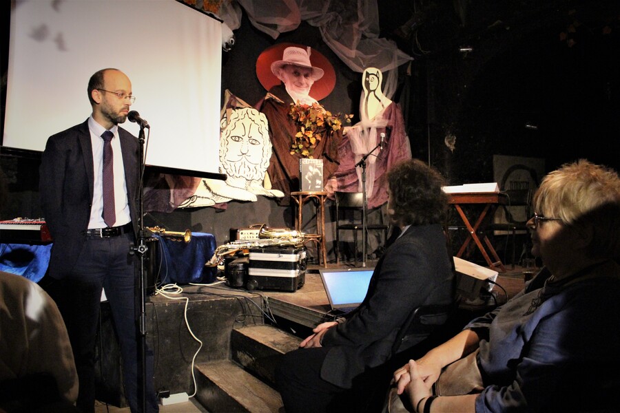 Promocja książki „Jazzowe dzieje Polaków. Biografia wielogłosowa”. Fot. Żaneta Wierzgacz