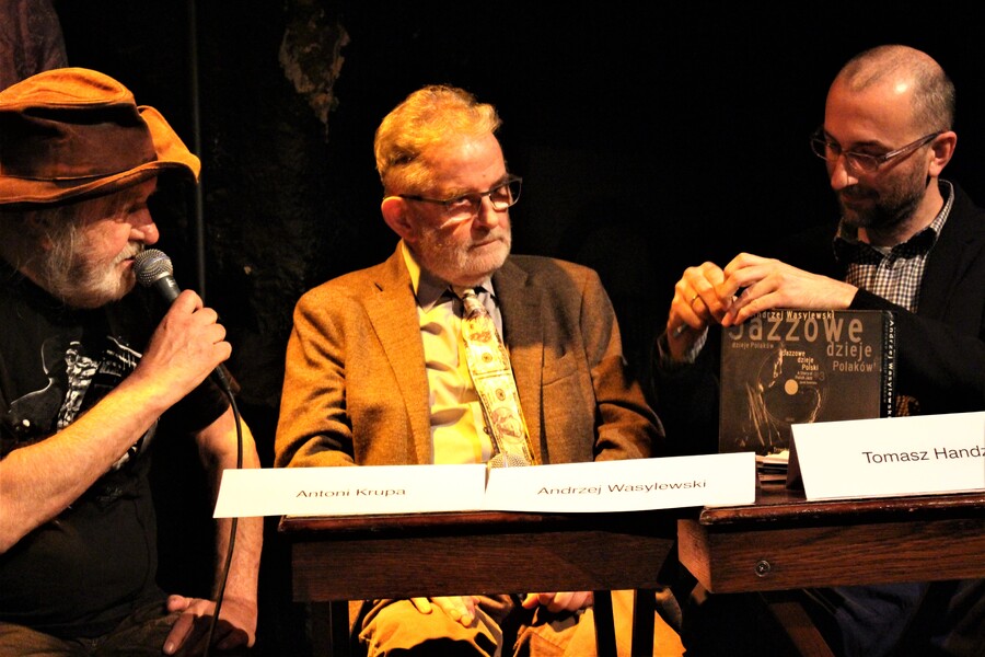 Promocja książki „Jazzowe dzieje Polaków. Biografia wielogłosowa”. Fot. Żaneta Wierzgacz