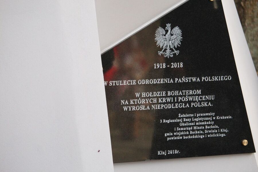 W Kłaju pod Krakowem odsłonięto pomnik poległych i pomordowanych za Ojczyznę