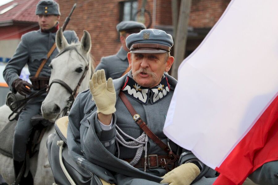 18 listopada 2018. Uroczystości patriotyczne w Bydlinie (gm. Klucze)