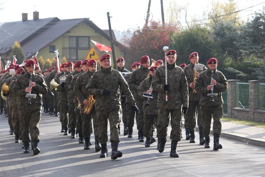 18 listopada 2018. Uroczystości patriotyczne w Bydlinie (gm. Klucze)