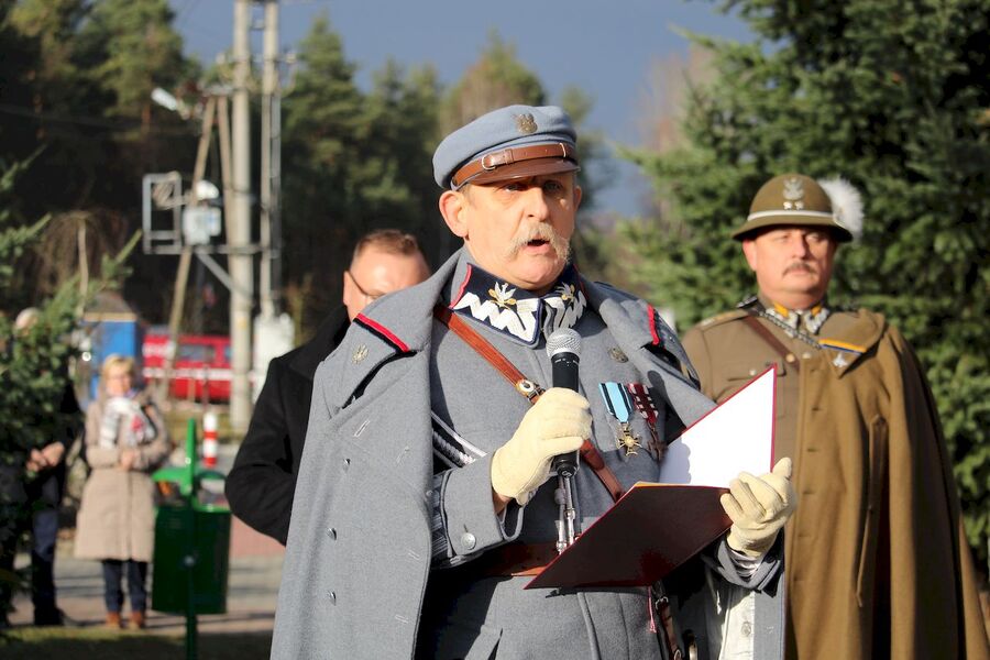 18 listopada 2018. Uroczystości patriotyczne w Bydlinie (gm. Klucze)