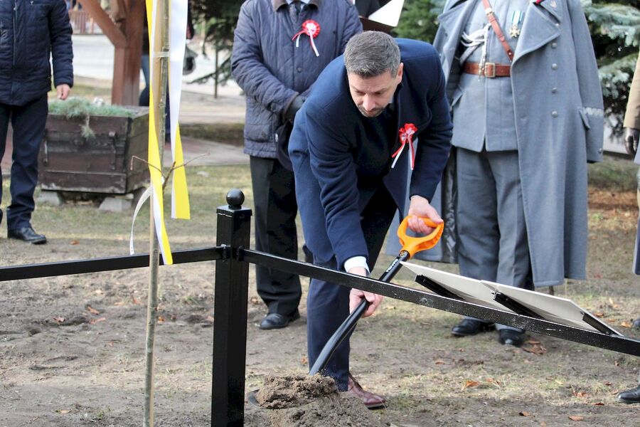 18 listopada 2018. Uroczystości patriotyczne w Bydlinie (gm. Klucze)