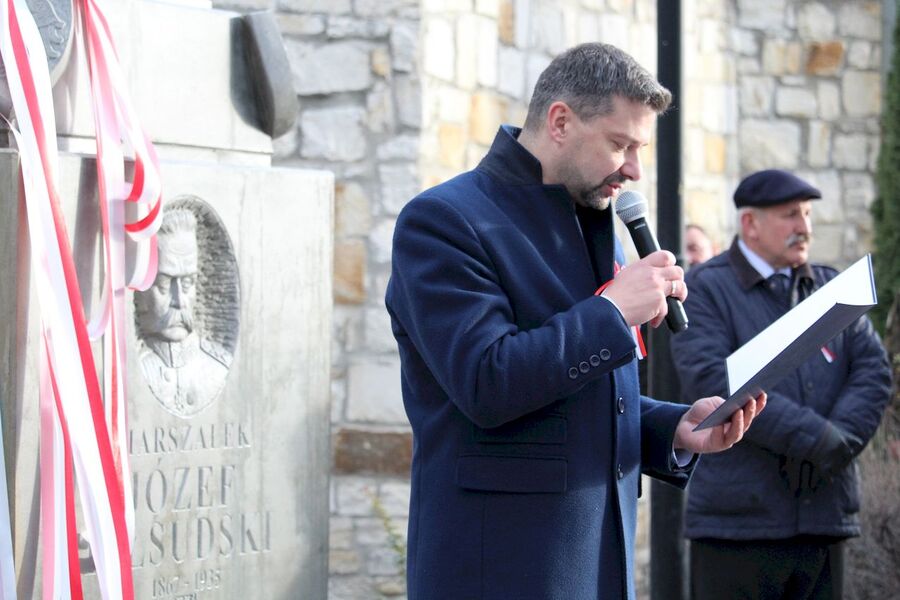 18 listopada 2018. Uroczystości patriotyczne w Bydlinie (gm. Klucze)