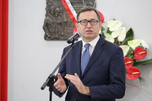 Prezes IPN odsłonił tablicę poświęconą górnikom KWK Brzeszcze