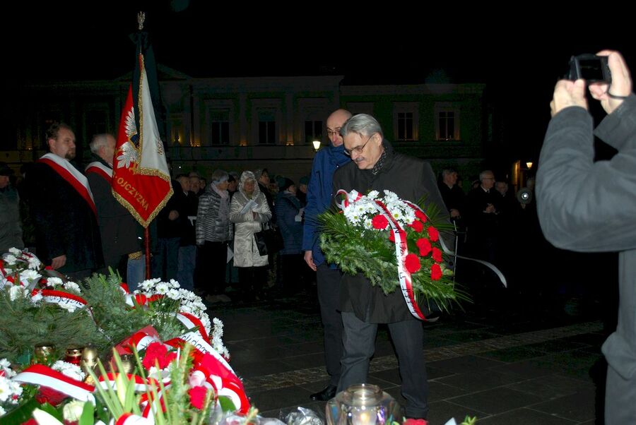 Uroczystości w rocznicę 13 grudnia w Kielcach. Fot. ZR Świętokrzyskiego NSZZ „Solidarność”