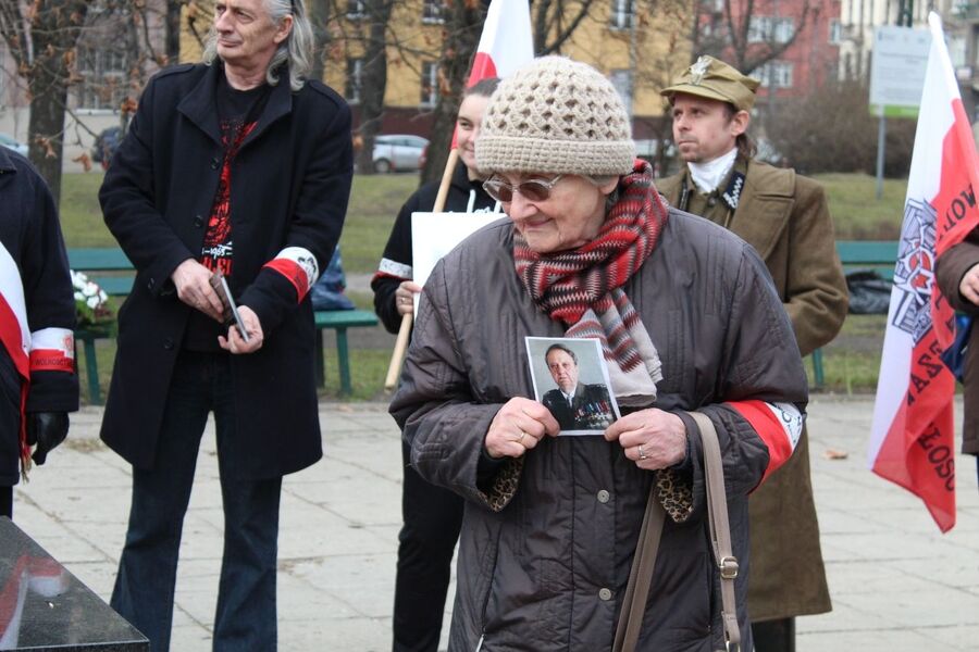 1 marca 2019. Na pl. Inwalidów w Krakowie uczczono Żołnierzy Niezłomnych