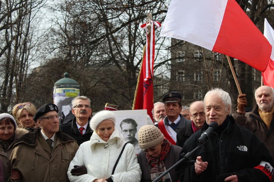 1 marca 2019. Na pl. Inwalidów w Krakowie uczczono Żołnierzy Niezłomnych