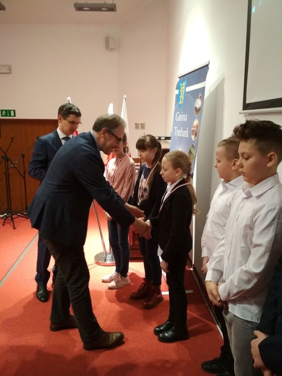 1 marca 2019, Tymbark. Odsłonięcie tablicy pamięci uczestników walk o niepodległości