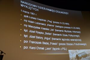1 marca 2019, Kraków, kino Kijów. Narodowy Dzień Pamięci Żołnierzy Wyklętych