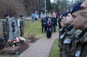 10 marca 2019, Nielepice. Uroczystość poświęcona Żołnierzom Wyklętym