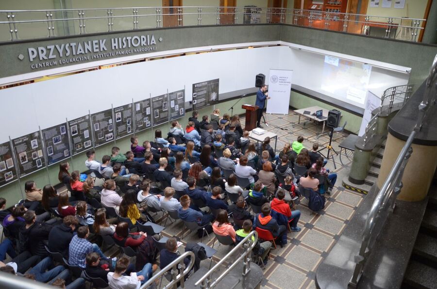 Wykład Romana Gieronia o pomoc ludności żydowskiej w Małopolsce