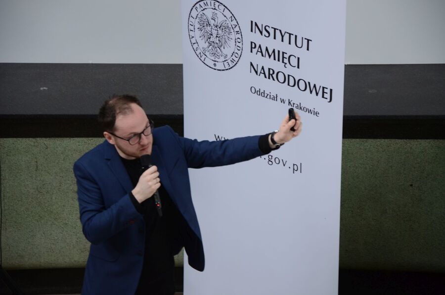 Wykład Romana Gieronia o pomoc ludności żydowskiej w Małopolsce