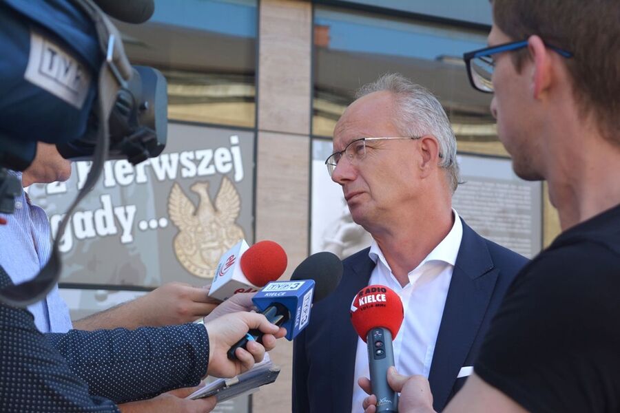 25 czerwca 2019. Spotkanie z prof. Krzysztofem Szwagrzykiem na kieleckim „Przystanku Historia”