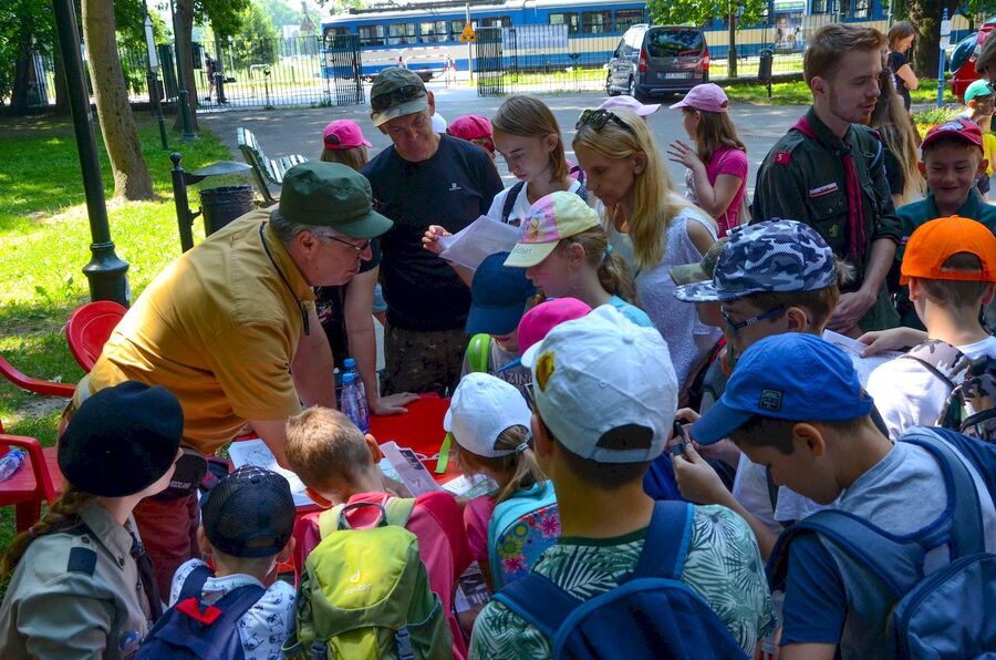 25 czerwca 2019. Gra terenowo-historyczna w parku Jordana