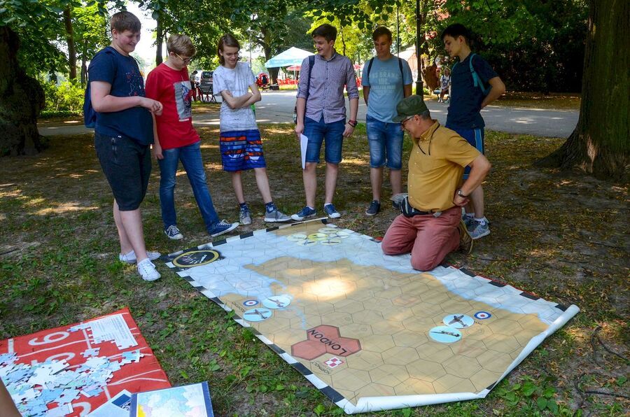25 czerwca 2019. Gra terenowo-historyczna w parku Jordana