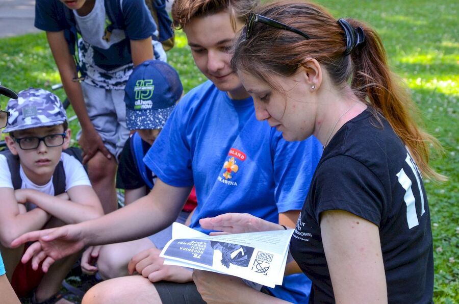 25 czerwca 2019. Gra terenowo-historyczna w parku Jordana